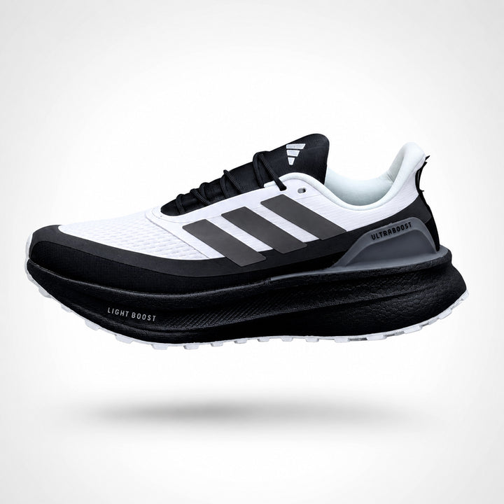 Adidas Ultraboost 5 Clima Warm Light Boost Running Shoes (Black/White)